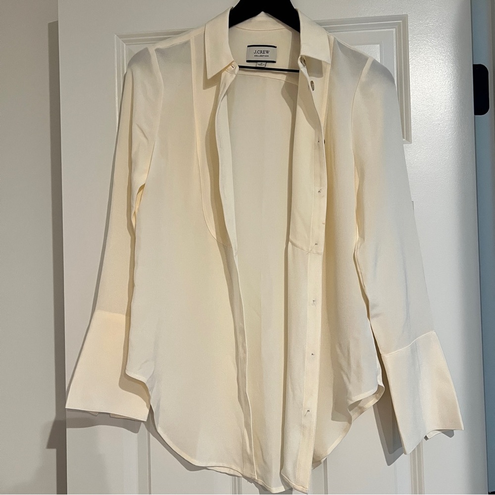 J. Crew Ivory Blouse